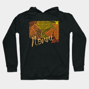 "Nonni" with fall leaves Hoodie